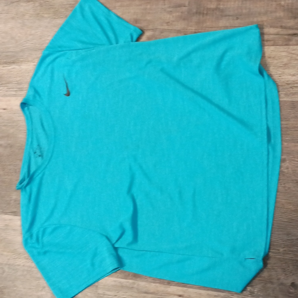 Men's 3XL XXL Regular fit Turquoise Nike Dri-Fit T-Shirt